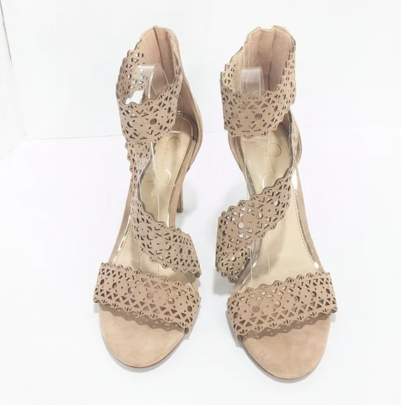 Jessica Simpson Suede Jastia Heels - Picture 6 of 16